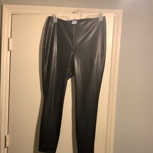 Express Black Faux‎ Leather Pants